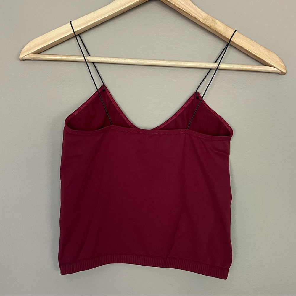 {Free People Intimately} Skinny Strap Seamless Brami Cropped Cami - Womens XS/S - Picture 4 of 7